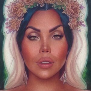 Kenya Michaels Instagram - I had to tried this trend! 💫✨#ai