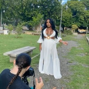 Kenya Michaels Instagram - Making of “Amor por Telepatía”
 Thanks @aprilcarrion and @brandonjay._  for make me part of it!