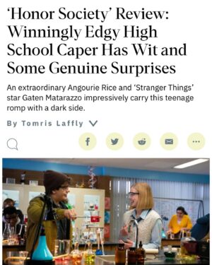 Kerry Butler Instagram - Hey!  This is what I was doing the last time I got covid!  #Honorsociety comes out tomorrow @paramountplus .  I loved this script by @davidagoodman1 and direction by @oranzegman- But don’t take my word- look at this rave review in @variety .  Here are some BTS with @angourierice and @gatenm123 Third picture shows one of my outfits- nothing more flattering than an apron over a chunky sweater 😂 #momswholovetobake Last picture - i had a fireplace in my trailer!! FANCY!  Thanks  @bardenschneecasting #tiffanymakcasting  for helping to make it work with my crazy schedule!!! 💕 #honorsocietymovie Also i’m back in @beetlejuicebway on sunday!! #stupidcovid