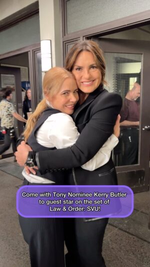 Kerry Butler Instagram - Go behind-the-scenes with @kerrybutler1 on the set of @nbclawandorder #SVU! Head to the link in our bio to find out what it was like for Kerry to guest star on the show with @therealmariskahargitay as the episode’s director. 🎬