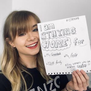 Kerry Ingram Instagram - Thanks for the nomination @edwestwick! My grandad is staying with me for the time being so #istayhome for him, MY family, YOUR family and all the key workers who are risking everything for US. Who are you staying home for? I nominate you guys, @charlottesteele08, @bruceherbelinearle, @nathalieemmanuel and @sebastiancroft! #istayhome🏡