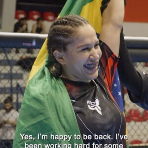 Ketlen Vieira Instagram - 🇧🇷 Giulliany Perea, her coach and #UFC star Ketlen Vieira open up about the pathways which IMMAF creates for athletes and the team’s dream of winning gold at #2023MMAWorlds 🥇

Watch our feature interview with the Brazilian team 📺