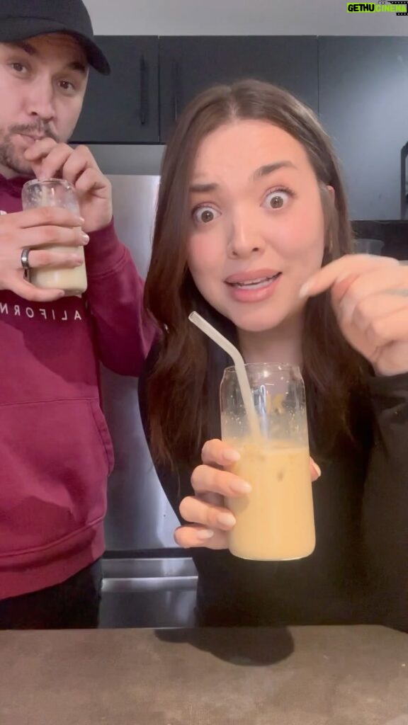 Khate Lessard Instagram - TASTE TEST🧋 #shopsante #icedcafelatte