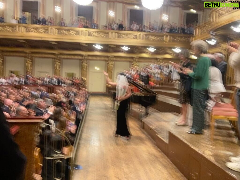 Khatia Buniatishvili Instagram - The magic of Musikverein.. ✨ Danke Wien ♥️ Photos N.:2,4,5,6,7 @julia_wesely_photographer Styled by @arthurmayadoux High Jewelry @cartier #Vienna #Austria #wien #oesterreich #musikverein #goldenensaal #music #art #love #life #piano #concert #solorecital #classicalmusic #cartier #khatiabuniatishvili