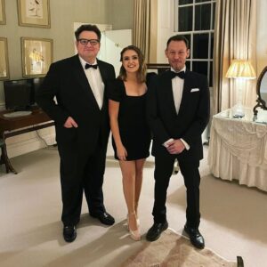 Kia Pegg Instagram - Thanks for the nice remarks about Al’s continuing podcast. 
There are a few more coming up this year. Including a special two part murder mystery in a fancy country house where we got to dress up fancy style! 
Swit and Swoo!