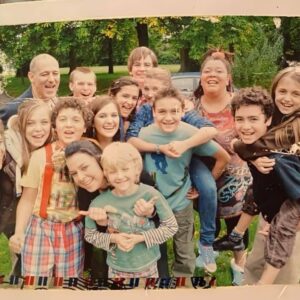 Kia Pegg Instagram - My first ep aired 12 years ago today and this photo appeared on my memories. 

I used to carry this beat up little photo everywhere I went; my rucksack, my school bag, my coat pocket, as a bookmark in my book. As a ten year old who’d felt out of place pretty much everywhere, this photo became tangible proof of belonging. I can remember sitting alone in the library at lunchtime and holding onto this photo so tight, counting down the days until I could go back and feel normal again. 

DG ended up being a long and cherished and sometimes rocky journey, but I will never deny the good it did little me and she loved that place with her whole stupid heart. 

Thanks DG, for everything