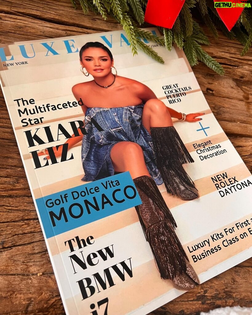 Kiara Liz Instagram - Feliz inicio de semana ✨ Gracias @luxevariemagazine por esta portada y por tan linda entrevista 🙏🏽 Outfit: Kiara Liz by @luisantoniomoda H&M: @angelrodzmakeup Joyería: @unode50 Fotografía: @gabrielcarophotography