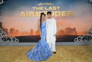 Kiawentiio Instagram - the world premiere of avatar the last airbender, now streaming on netflix <3
NOW STREAMING ON NETFLIX AHHH !!!

hair by @laurarugetti 
makeup by @domdella 
custom corset made by @tasha_marie_designs 
custom skirt made by @evanducharmestudio 
handbag @rodofirenze 
jewelry by @bychari  @deandavidson 
with the help of @benjaminholtrop <3
