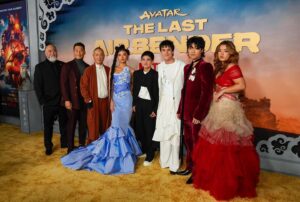 Kiawentiio Instagram - the world premiere of avatar the last airbender, now streaming on netflix <3
NOW STREAMING ON NETFLIX AHHH !!!

hair by @laurarugetti 
makeup by @domdella 
custom corset made by @tasha_marie_designs 
custom skirt made by @evanducharmestudio 
handbag @rodofirenze 
jewelry by @bychari  @deandavidson 
with the help of @benjaminholtrop <3