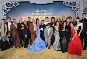 Kiawentiio Instagram - the world premiere of avatar the last airbender, now streaming on netflix <3
NOW STREAMING ON NETFLIX AHHH !!!

hair by @laurarugetti 
makeup by @domdella 
custom corset made by @tasha_marie_designs 
custom skirt made by @evanducharmestudio 
handbag @rodofirenze 
jewelry by @bychari  @deandavidson 
with the help of @benjaminholtrop <3