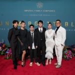 Kiawentiio Instagram - LA! Thank you Unforgettable Gala for letting me attend with my favorite people. Such a wonderful experience, especially along side these goofballs <3 Styled by: @christianstroble Hair: @laurarugetti Makeup: @jasminws Earrings: @niioperkins