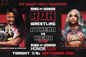 Kiera Hogan Instagram - Tonight on @ringofhonor I’m walking out the NEW ROH women’s champion, @athenapalmer_fg take a look at your future cuz the hottest flame plays no games and that’s on periodt #ROH #TheHottestFlame #rohwomenschampion