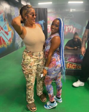 Kiera Hogan Instagram - My birthday is officially tomorrow but this was definitely the best gift ever! I’ve been a fan of @realmissnatalienunn for a very long time and I’m an OG fan! I’m also a huge fan of @thezeusnetwork specifically baddies (which is kind of ironic 🤭) and I even sent in an application to be on the show but anyway meeting her was so special to me. She was so sweet, so uplifting and most importantly genuine 💙 thank you @kushfactorymiami_ for supplying the location and having  the baddies blunts. If you’re ever in miami please check them out 🔥🔥 Also thank you @diamantelax and @dabigswole for being so encouraging and recording every second 💙thank you again @realmissnatalienunn for giving me so much life and always doing your big one and whenever you ready for the hottest baddie you know where to find me periodt 🔥🔥 #29 #virgoseason♍️ #natalienunn #baddies