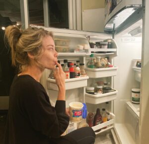 Kim Matula Instagram - looking for an appetizer/why are there so many condiments