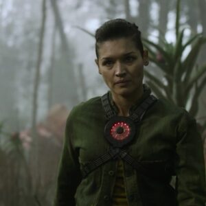 Kim Suzanne Engelbrecht Instagram - Raised by Wolves streaming NOW on @hbomax and @showmaxonline in South Africa. 

Swipe to Meet Decima and some of the Wonderful Characters in the Tropical Zone. 🌳 

#hbomax #raisedbywolvesmax #showmax #kepler22b #Tropicalzone #Decima ❤️

❤️🐺