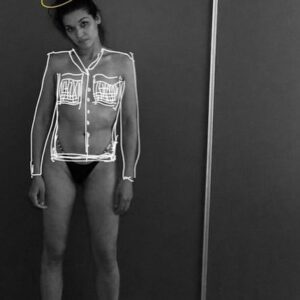 Kim Suzanne Engelbrecht Instagram - #NoPantsThursday ✍️ No Pants,No Problem !No Top , Sketch One ! ✍️
 #NPT #NoPantsThursday 😄#KimE 🤍🖤#BlackandWhite