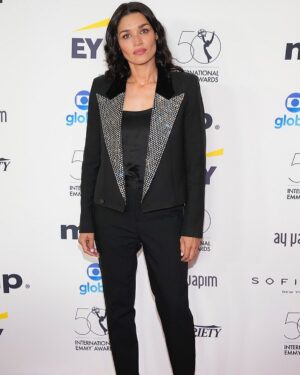 Kim Suzanne Engelbrecht Instagram - The Red Carpet at the 50th Annual International Emmy Awards in New York  #ReykaSA #iemmys 🤍
Thank You for all the love and support Last night was incredible. 🤍 #ThankYou #SaintLaurent