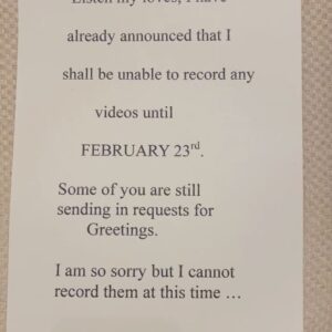 Kim Woodburn Instagram - PLEASE NO MORE VIDEO REQUESTS until FEBRUARY 23rd!!!