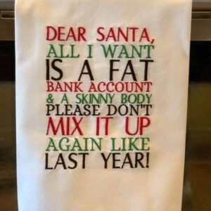 Kim Woodburn Instagram - Christmas letter to Santa