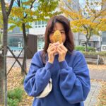 Kim Ha-neul Instagram – 가을가을🍂 붕어빵 계절🤎