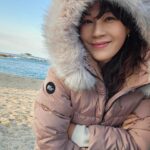 Kim Ha-neul Instagram – 한 겨울 바다. 추워도 행복❣️