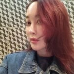 Kim Hye-eun Instagram - 처음 레드헤어.이 컬러유행이라며?곧 적응되것쥐.......
