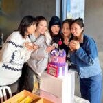 Kim Min-jung Instagram - . 우리의 10th ANNIVERSARY !!! 🩷🩷🩷 나의 어여쁘고 아름답고 순수하고 귀한 인연. 늘 고맙습니다. 사랑합니다. 우주마안큼. - @hs_kim_95 @songyoona2015 @i_taeran @yoo_sun0129 @hangoeun310 & @by_pdc