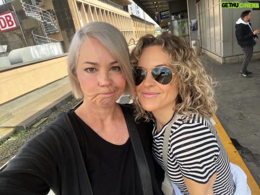 Kim Rhodes Instagram - I call Two Different Personality Types when trying to buy train tickets in a foreign country. IM SO FLEXIBLE! IM FINE! IM EXTREMELY COMFORTABLE!