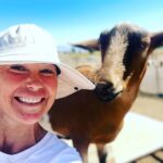 Kim Rhodes Instagram - Good morning, from all of us here on the rural picket line! I may not be in a position to march, but @shopstands and I are working on a special way to help. (The goats just support anything that involves resistance.)
