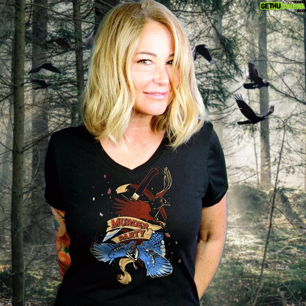 Kim Rhodes Instagram - Final week to have a little party with your murder 🎉 You know, like a group of jays and a group of crows. What were you thinking? Link in my bio! @shopstands