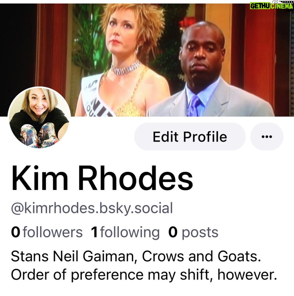 Kim Rhodes Instagram - This one is me. If you head over there. 💖
