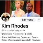 Kim Rhodes Instagram - This one is me. If you head over there. 💖