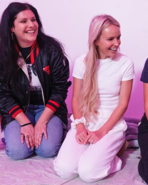 Kimberley Crossman Instagram - 📍 Wholesome Hens 🐣 @edenpark 

Thank you to my beautiful kiwi tribe for a magical day! 

Venue: Eden Park @edenparknz ( a great place to host a party) 
Puppies: SPCA @spcanz
Thanks  Woman’s Day @womansdaynz
Decorations: Complete Collaborations @completecollaborations
Sound Bath: Marama Wellness @maramawellness
Social media and reel : Nosy Parker @nosyparker__
Photographer: Michelle @michellehyslop 
Maid of Honour @albie_eaton
 ❤️