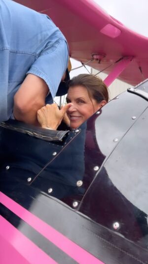 Kimberlin Brown Instagram - Had such a wonderful time this past weekend in Louisiana.  We had the opportunity to fly #Vintage #planes at #RedOakLanding not far from #Lafayette a #wonderful time had by all!! Thank you to Vicki and her husband my pilot Shannon for the adrenaline rush!!! @rotrla #flying #airobatics #rush #fun #memories to last a #lifetime #fly #vintageplane #vintageplanes