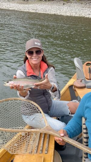 Kimberlin Brown Instagram - Great day on #theyellowstoneriver #yellowstoneriver with @brokenoaroutfitters and @tresa.mama.t #flyfishing #montana #montanamoment #friends #fun #doitagain #yellowstone #girlstrip #girlshavingfun @_e_c_b_t_ @phenixrods @okumafishingusa #floatfishing #floating #fishing #fishinglife