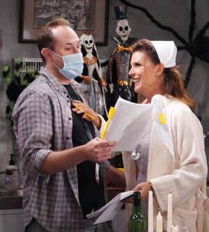 Kimberlin Brown Instagram - This is an appreciation post for Kimberlin Brown - undoubtedly the greatest villain in daytime television history.  It’s been a dream working with her over the years, and so thankful for all the memories. Thank you @kimberlin_brown #boldandbeautiful #SheilaCarter #Sheila