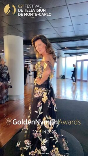 Kimberlin Brown Instagram - Wonderful night @festivaltvmonte_carlo wearing #savinlondoncouture @houseofsavin by @kinsleyjamescouturebridal and jewelry by  @charlielapson