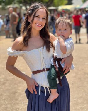 Kimberly Daugherty Instagram - Baby’s first #RenFaire.