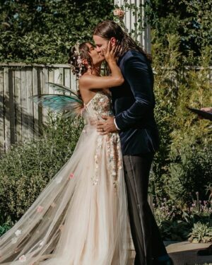 Kimberly Daugherty Instagram - My beautiful, magical, fairy sister @astylepixie got MARRIED!!! Welcome to the family @nickkrein! 📸 @heyoneillphoto
