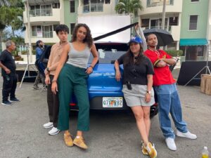Kimberly McCullough Instagram - BTW dump of NEON! All episodes streaming now on @netflix Looking at these photos, I’m reminded of how much I miss being on set, collaborating with brilliant writers who make me laugh, watching a scene unfold on the monitors after all that prepping, celebrating with an actor when they feel good about a scene, the DP making my visual ideas better, shooting a TV show and looking around and seeing brown people in front of and behind the camera… NEON was a special experience. The industry went on strike shortly after we wrapped the series and now to think all of these people on this cast and crew who I had a blast making something with have been out of work for so long makes it bitter sweet. The actors are still on strike and therefore cannot promote this new series. I will tag them here. You can support them by watching the show and telling your friends about it. In the meantime I am standing in solidarity with the SAG-AFTRA union (a union I was a member of for over 35 years)! Now, watch this awesome show! #raggaeton #daddyyankee