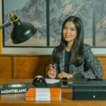 Kimberly Chia Instagram - Leave your mark, Wes Anderson style 🤩 100 years of Meisterstück. Iconic. @montblanc #MST100 #LetsWrite