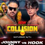Kira Magnin-Forster Instagram - Tomorrow night on @AEW Collision Hook gets cooked by the ratings King & Queen 😈😈 @thetayavalkyrie @730hook