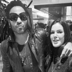 Kira Reed Lorsch Instagram - #happy #grammys 🎸 #lennykravitz #kirareedlorsch