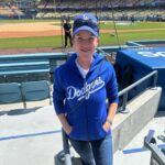 Kira Reed Lorsch Instagram - Let’s go @dodgers 💙⚾️ #openingday #baseball #dodgers #kirareedlorsch