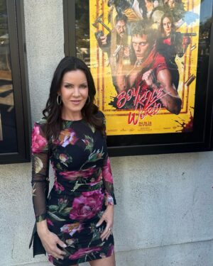 Kira Reed Lorsch Instagram - Looking for some #bloody good fun? @boykillsworld in theaters tomorrow 4/26🩸❣️ #boykillsworld #kirareedlorsch

💄@glamsquad