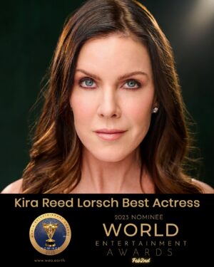 Kira Reed Lorsch Instagram - Grateful and honored to be nominated for #wea Best Actress  @wea.earth 🙏💛 #worldentertainmentawards #actress #kirareedlorsch 

📸 @bellasavilleheadshots