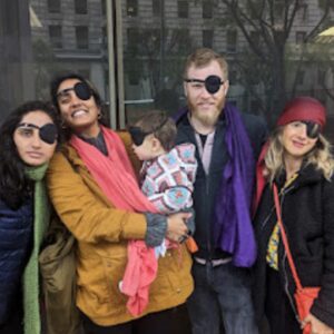 Kiran Deol Instagram - A YEAR IN REVIEW 🤓
-🏥 Hospital chic after wine bar attack. 
-🏴‍☠️Pirate chic at the courthouse w/friends. 
-🎙️Podcast chic @crookedmedia 
-🎭Edinburgh chic last night of @edfringe 
-👗Creepy chic at some award show 
-🚦Influencer chic on 📸 famous street 
-🏛️Parliament chic (lost in the halls) 
-😂Comedy chic 4eva
-❤️ LA chic post special taping about the crazy wine bar attack that Im excited to share next year. It truly helped turn a 💩 experience into an hour of comedy defined by the word of the year: community (chic!). 

Resolutions: Say chic less. 🤦🏽‍♀️

✨Whether you bought a ticket, watched a show, engaged in any way, really – – thank you for giving a 💩. Hope 2024 brings less darkness, more light   laughter for us all. ✨

❤️ 
Kiran