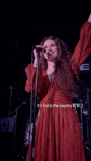 Kirrilee Berger Instagram - Performing my debut single “We Could’ve Made Movies” live the day Unsung Hero secured the #2 spot in the nation was a feeling I will cherish forever. #singer #singersongwriter #indierock #rock #poprock #rockandroll #siblings #unsunghero #unreleased #forkingandcountry #lionsgate #movie #newmusic #reels #womeninmusic #kirrileeberger