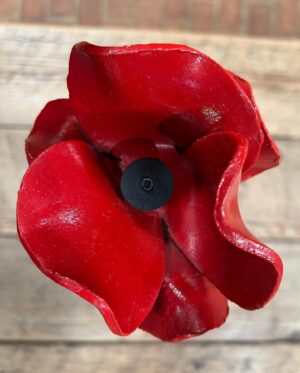 Kirsten Ramsay Instagram - A very special Poppy from the Tower of London 2014 installation, commemorating the centenary of WW1.

Each of the 888,246 Poppies that filled the moat surrounding the Tower represents the lost lives of British soldiers.

I have worked on many of these precious Poppies over the years and each has a unique and special story.

On tonight’s The Repair Shop I was able to rescue Alex and Steph’s Poppy, a unique reminder of Pete who meant so much to them both.

Catch up on @bbciplayer 

@therepairshoptv #bbc #repair #restoration
#conservation #ceramic #ceramics #ceramicart 
#ceramicconservation #conservatorsofinstagram 
#fineartconservation #toweroflondonpoppies 
#toweroflondonpoppy #kirstenramsay 
#china #lowfiredpottery @dominicchinea