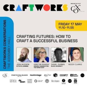 Kirsten Ramsay Instagram - Looking forward to being part of this panel @craftworks.show this coming Friday.
Immerse yourself in craft and the conversations around our heritage and its future.
Register to join us for this free event.
@coxlondon 

#conservation #conservationcareers #restoration #repair 
#restorationcareers #conservationeducation 
#kirstenramsay #craft #craftcareers
